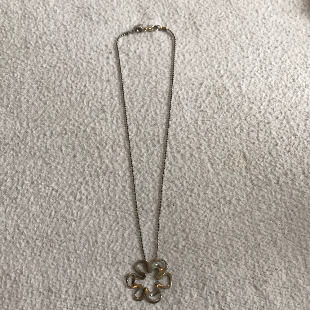 Silpada N1347 Cut Out Flower Necklace